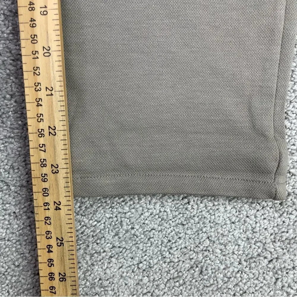 Zara Pants Unisex Kids 9 Gray Knit Slim Leg Pleated Elastic Waist Lightweight